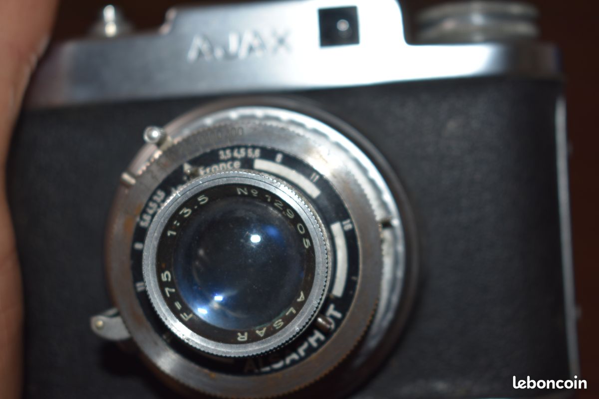 Appareil photo ALSAPHOT AJAX III 6x6 objectif Boyer Saphir 4,5