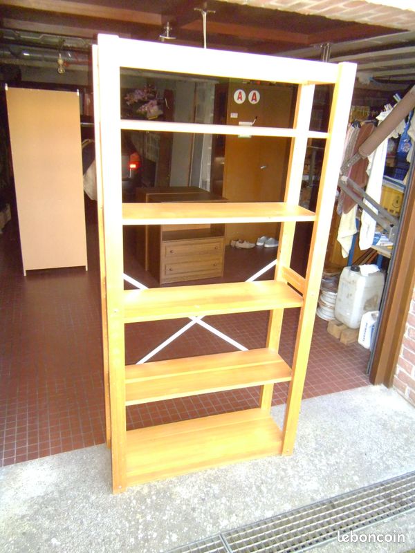 Bibliothéque en pin massif (image 1)