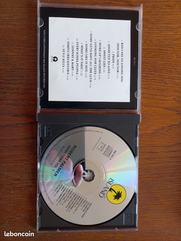 CD ROBERT PALMER - Addictions Volume I (image 2)
