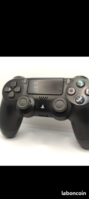 Manette PS4 Officielle DualShock 4 Noire - Sony - Occasion Avec Sticks Neufs - Garantie 1 An
