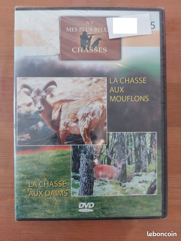 DVD Mes plus belles chasses aux mouflons et aux daims, n°5 neuf (image 1)