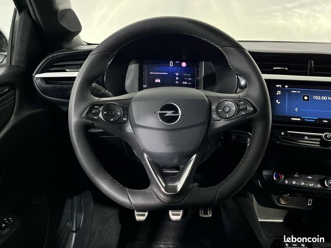 OPEL CORSA 1.2 Turbo 100ch BVM6 GS + FEUX LED + CAMERA DE RECUL (image 5)