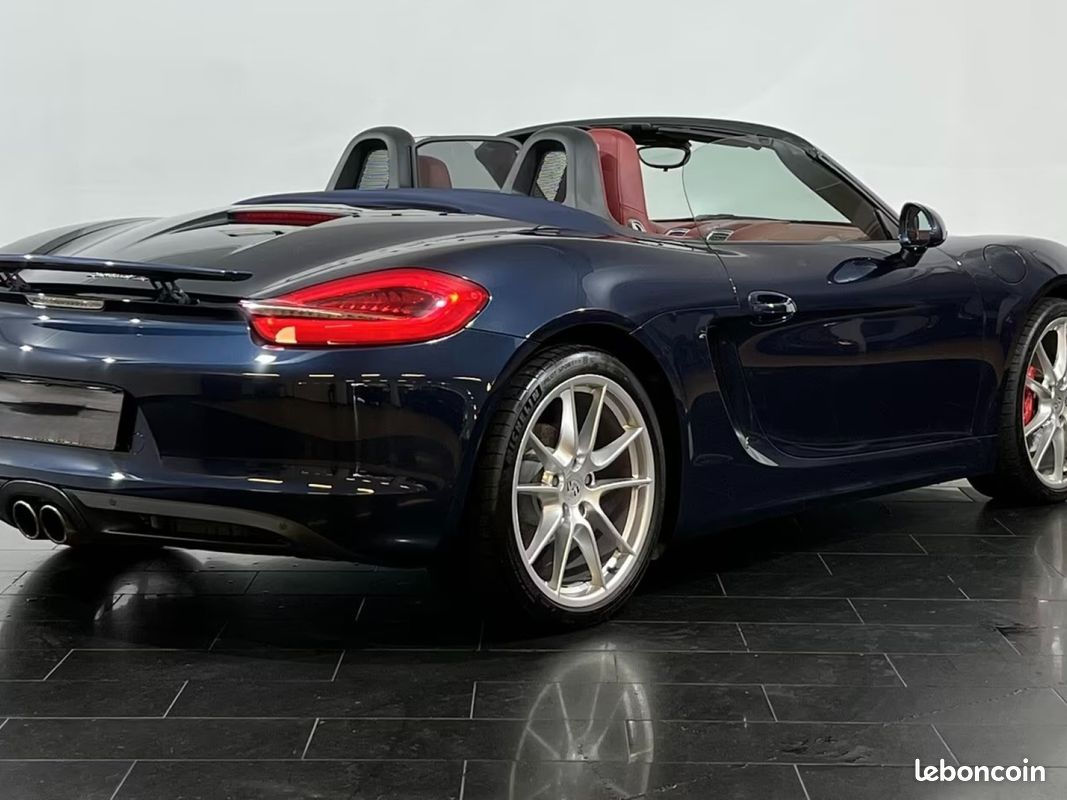 Porsche Boxster S 981 3.4 315 ch PDK + PSE + Bleu Dunkel + Carrera S 20 (image 8)