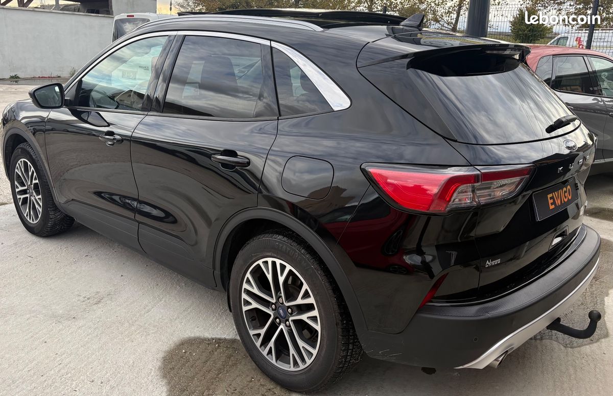 Ford kuga 2.5 duratec 225 ch hybrid fhev titanium toit ouvrant / pack hiver / entretien ford / attelage (image 9)