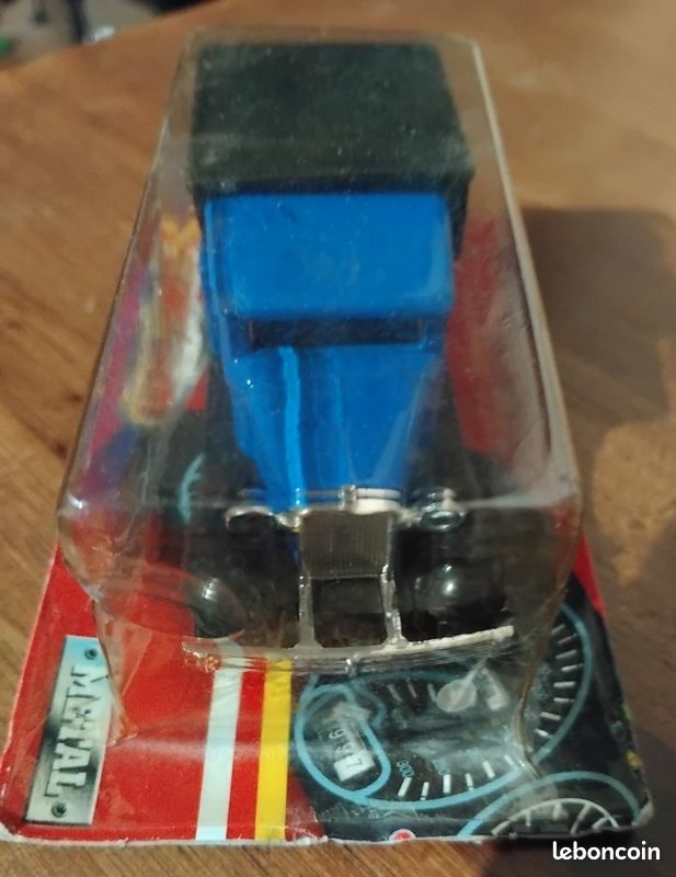 Majorette Serie 200 Ford Capri #251 Bleu Toit Blanc - Miniature 1/60 France