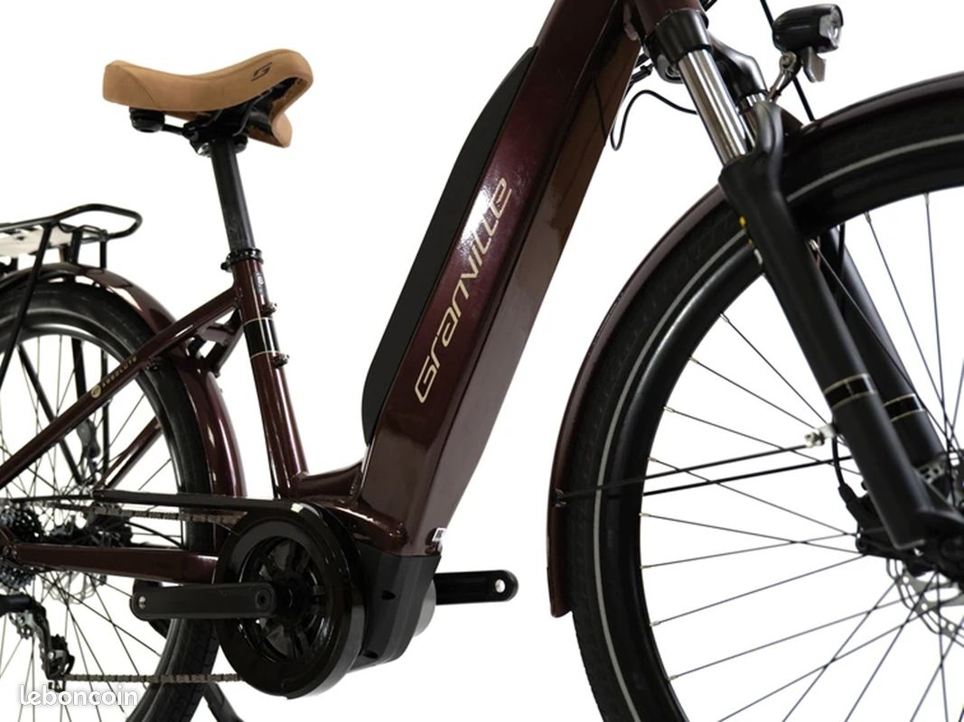 GRANVILLE e-Absolute 35 Bosch Active Line 500WH Bordeaux 2024 Couleur - Bordeaux, Taille - S (image 4)