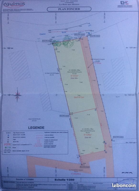 Terrain de loisirs · à Pleugueneuc · 16 500 €