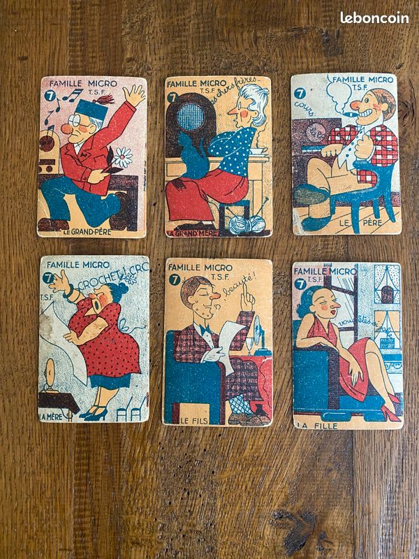 JEU 7 FAMILLES Complet Ancien Les Indiens Et Cow Boy EUR 5,00 - PicClick FR