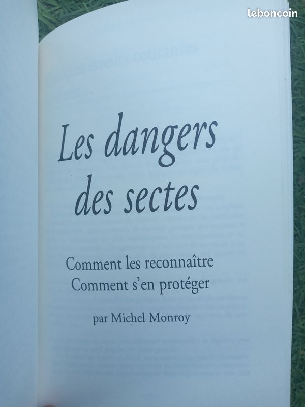 Livre "Les sectes Etat d'urgence, les connaitre et s'en défendre" 322 pages (image 5)