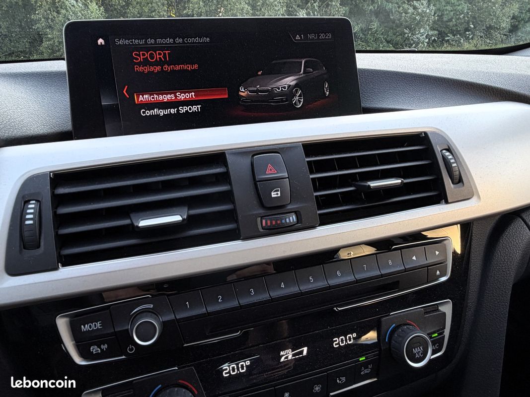 BMW SERIE 3 TOURING F31 LCI2 318d BVA8 PARFAIT ETAT/CUIR/CAMERA/FULL LED/NAVI PRO/HISTO BMW/GARANTIE (image 26)