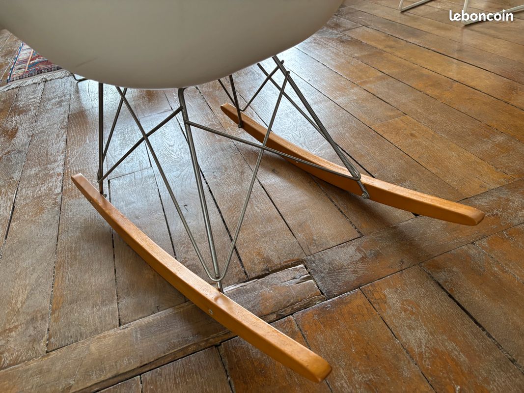 Vitra Eames RAR blanche – fauteuil à bascule design Charles & Ray Eames (image 8)
