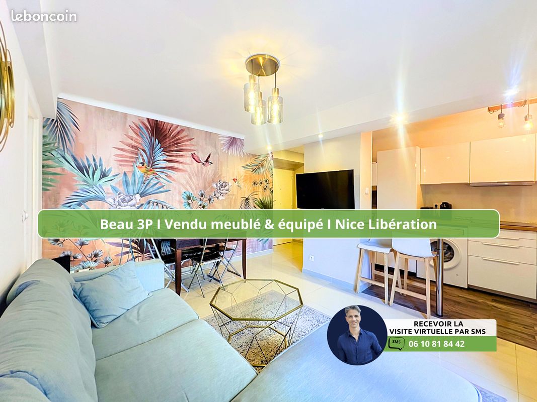 Appartement 3 pièces 52 m² · à Nice · 52 m² · 265 000 €