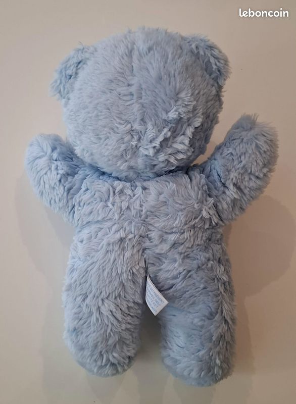 2 Paires D'yeux En Verre Bleu Pour Nounours/peluche - Taille 15-16 Mm - Avec Tige Métallique
