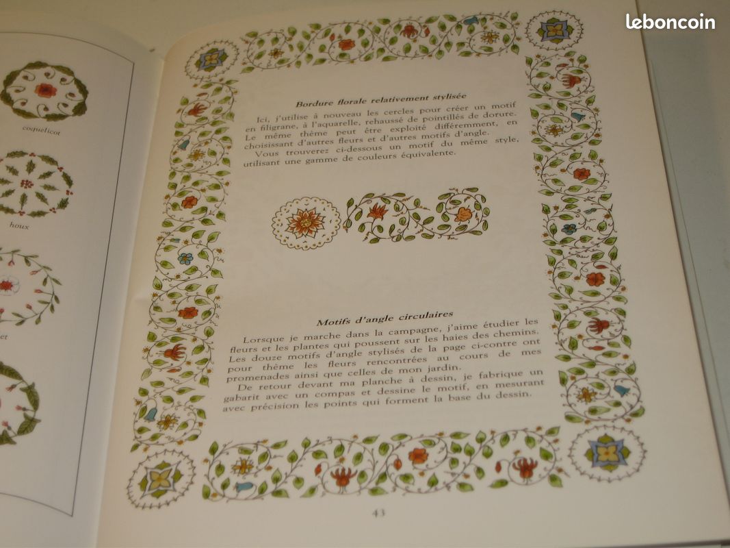 Carter patricia lot 2 documents enluminures calligraphie alphabet (image 3)