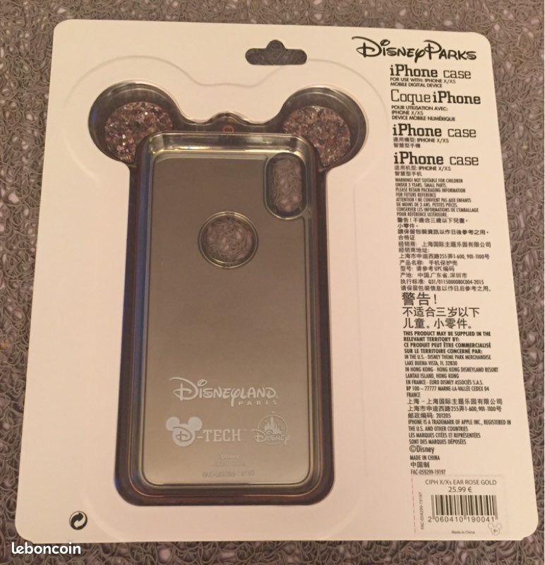 Coque IPhone Disneyland NEUF (image 3)