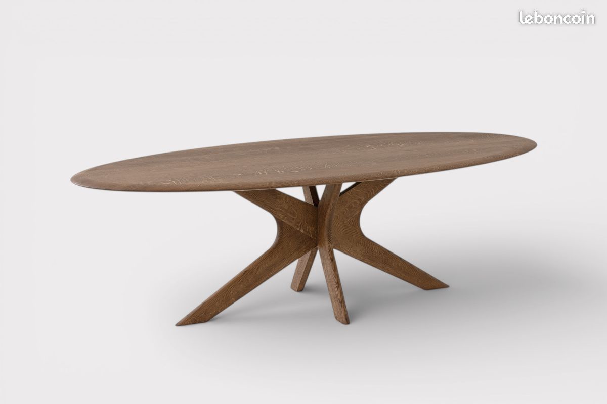 Table Artisan Bois Massif Design Sur Mesure (image 10)