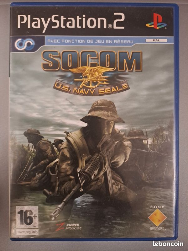 Jeu Vidéo SOCOM II: U.S. Navy SEALs Pour PlayStation 2 - Version Française - Bon état