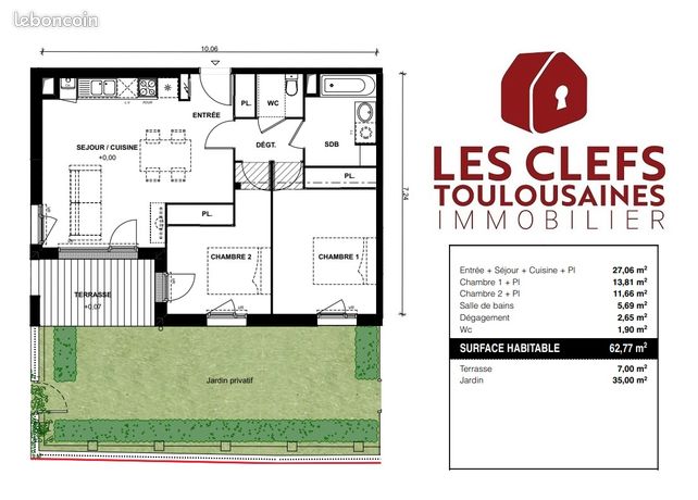 Appartement 3 pièces 63 m² — 4