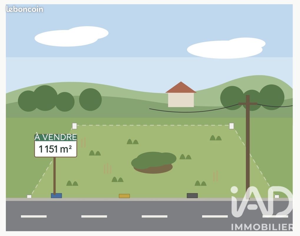 Terrain 1151 m² · à Beuvardes · 1 151 m² · 52 000 €