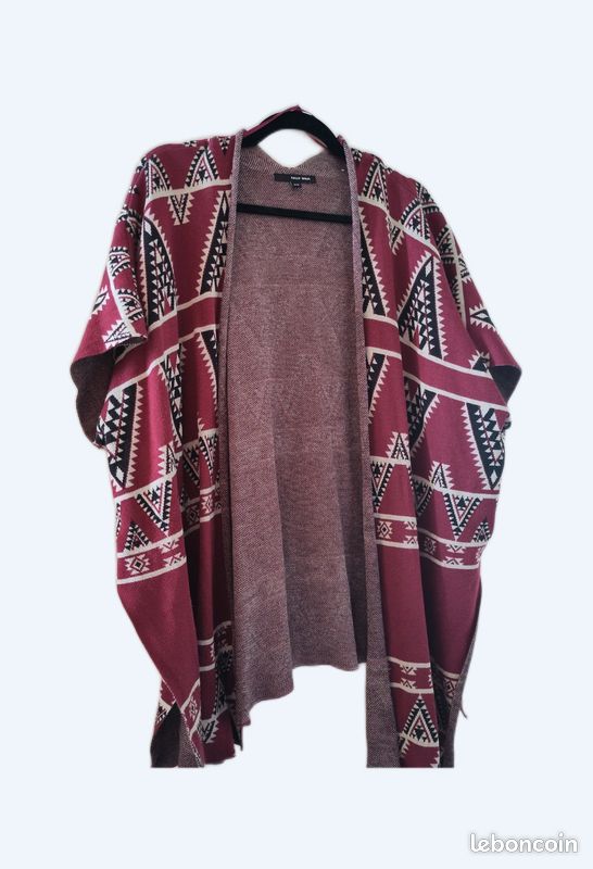 Gilet bordeaux (image 1)