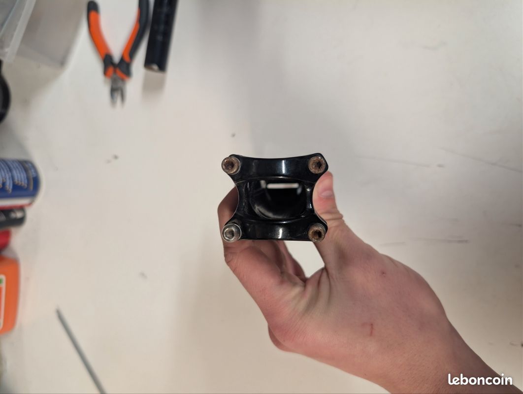 Potence VTT Odyssey 110mm Vintage – Changement Rapide, 25.4mm, Noir