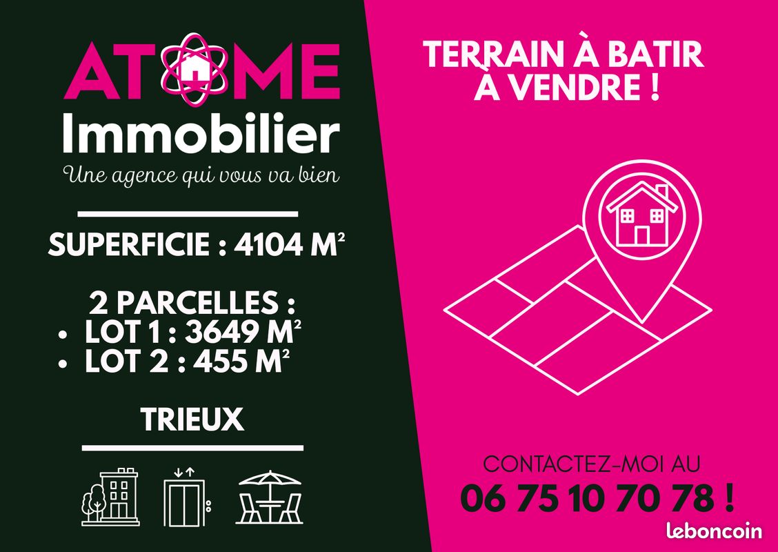 Terrain 4104 m² · à Trieux · 4 104 m² · 530 000 €
