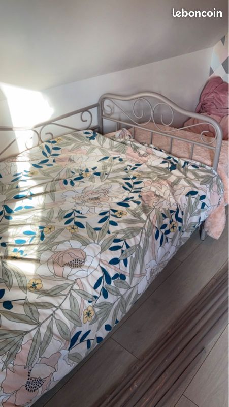 Lit sommier matelas (image 3)