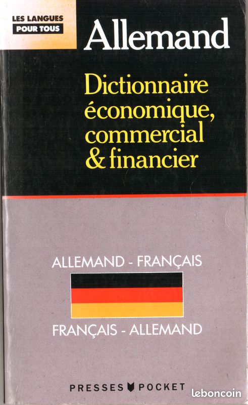 Dictionnaire économique, commercial et fianncier allemand (image 1)
