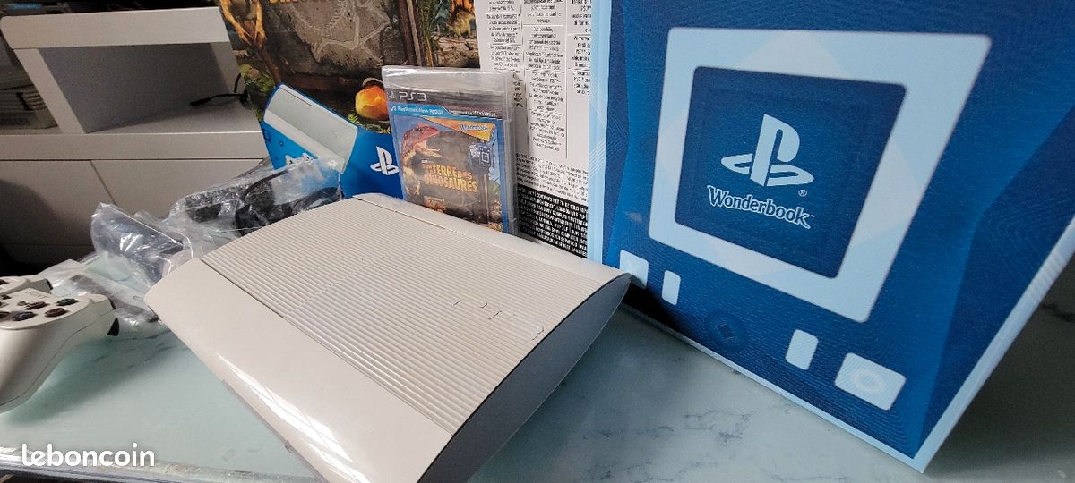 Ps3 slim blanche pack sur la terre des dinosaures Neuf (image 4)