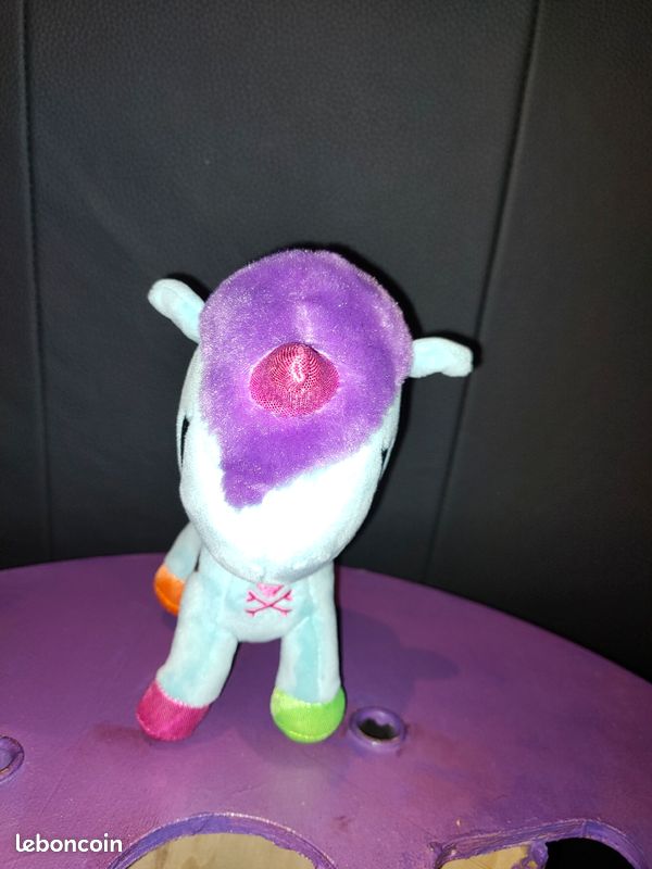 Licorne arc en ciel peluche (image 3)