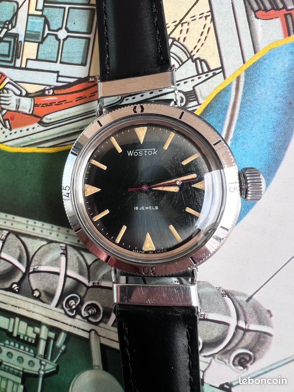 Vostok Amphibia Pompe Pivotante 2209 Acier Montres Bijoux