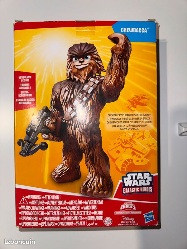 Figurine Articulée Star Wars Mega Mighties Chewbacca Hasbro Galatic Heroes (image 3)