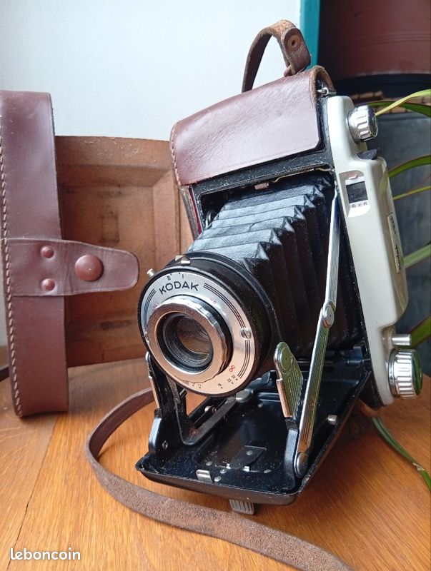 Appareil Photo à Soufflet Kodak Modèle B 11 Vintage - Avec étui