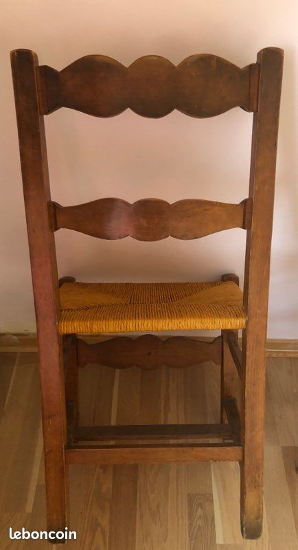 Lots de 4 chaises anciennes (image 3)