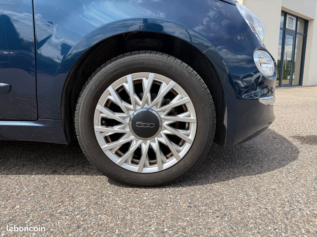 Fiat 500 1.2 70 lounge / distribution neuve / clim / toit panoramique / radars de recule / vitre electrique (image 29)