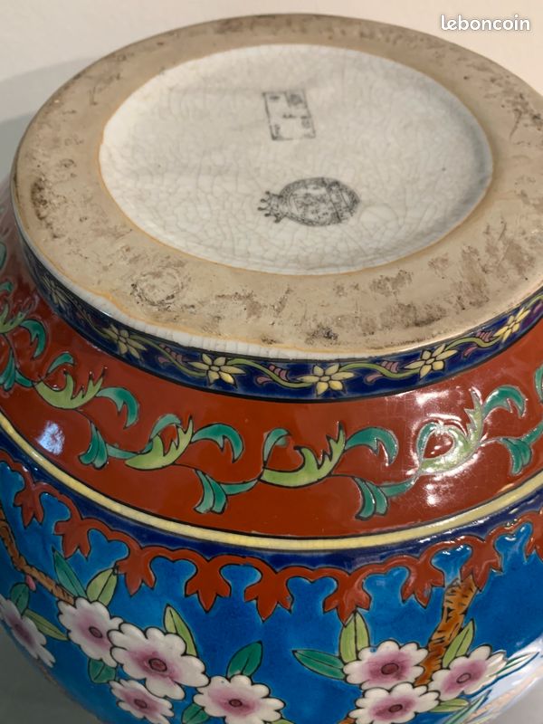 Grand vase boule en émaux de la Louvière (image 11)