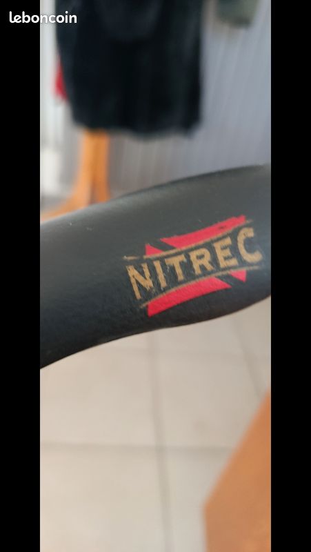 Selle De Vélo Vintage Gipiemme Nitre Vuelta – Course Sur Route – Noire/rouge