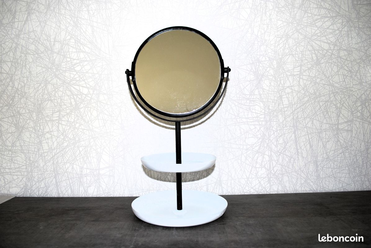 MIROIR de maquillage inclinable + 2 plateaux (image 2)