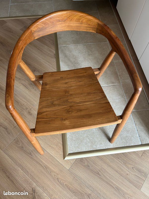 Lot de 2 chaises bois massif Alinéa (image 2)