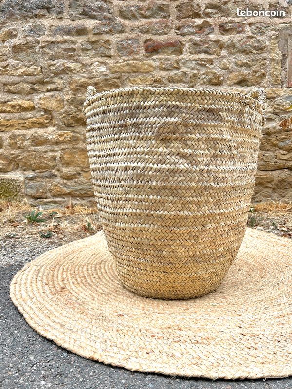 Panier rotin tressé XL (image 1)