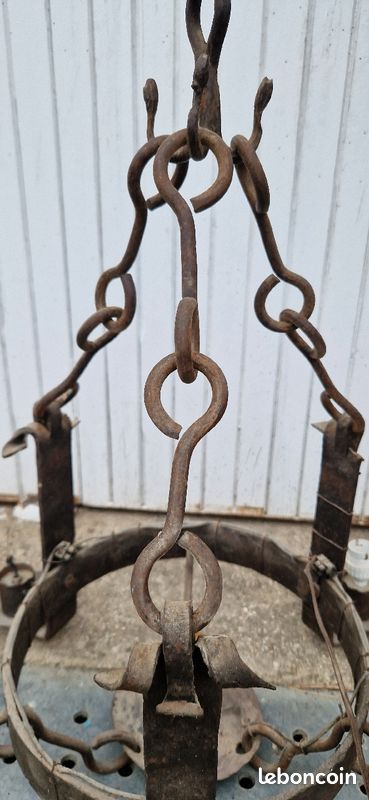 Lustre fer forgé (image 5)