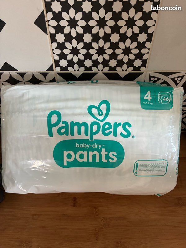Couches culottes Pampers baby pants taille 4 (image 1)