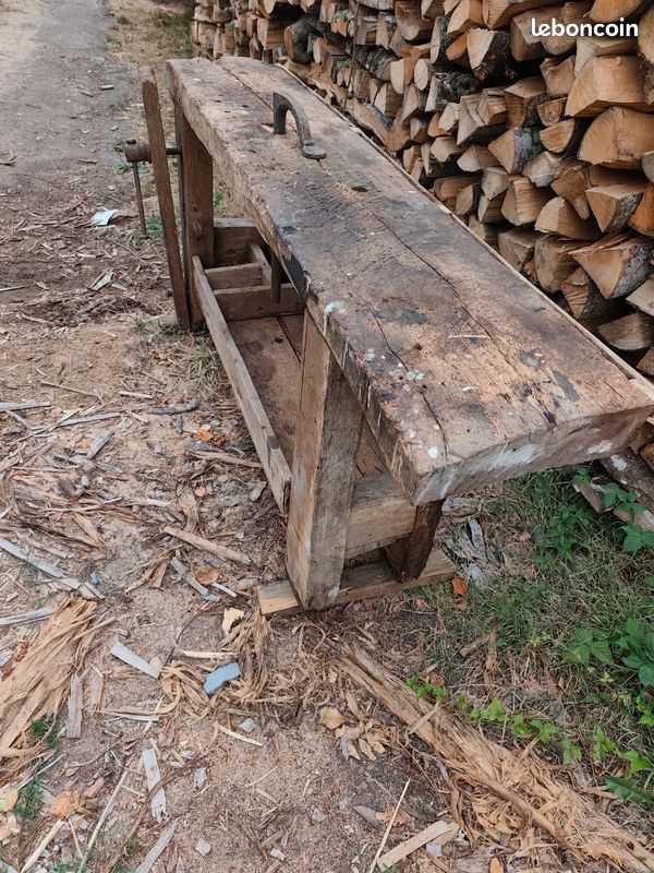 Établi menuisier ancien (image 2)