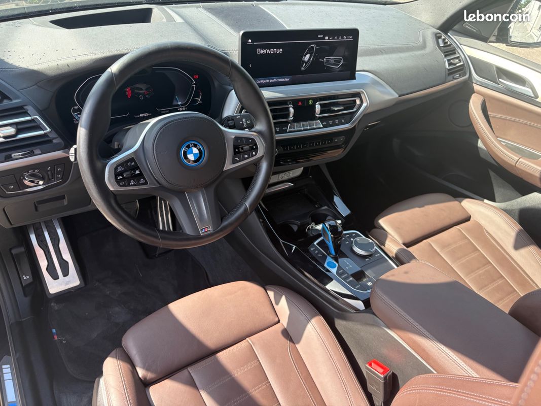 Bmw ix3 electric 285 ch pack m sport 109ppm 80kwh impressive bva / suivi bmw / toit ouvrant / carplay (image 34)