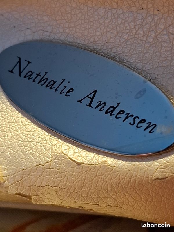 Sac à main écru marque Nathalie Andersen (image 5)