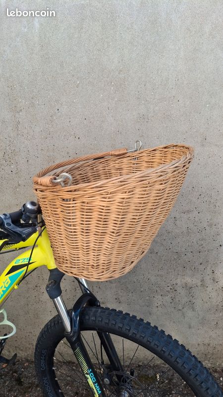 Panier en osier pour vélo (image 4)