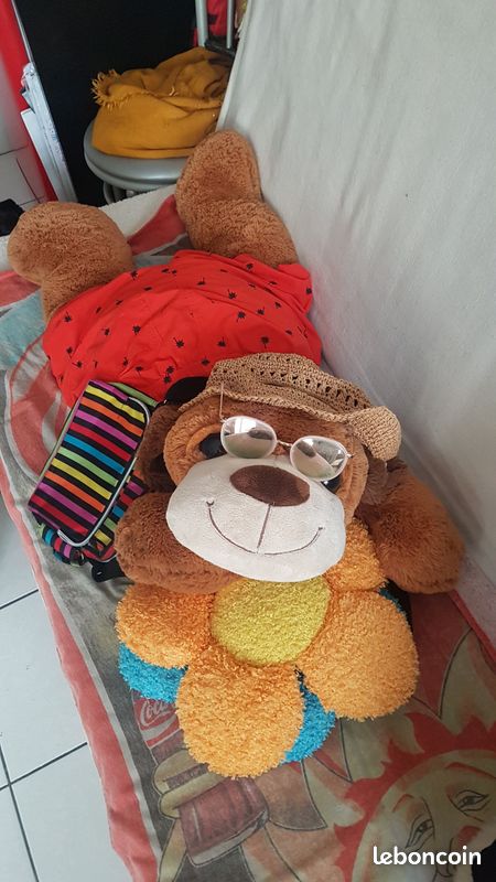LOT (ou unité) de 2 MAXI Peluches Accessoirisées (image 3)