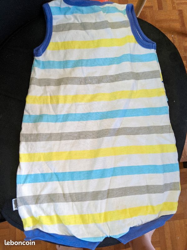 Lot de 2 combishorts combicourts barboteuse Petit Beguin 24 mois - 92 cm neuf (image 5)