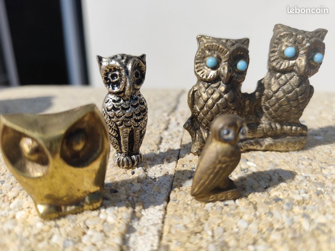 Statuettes Solaires De Chouette, Dissuasion Des Oiseaux, Sculpture De