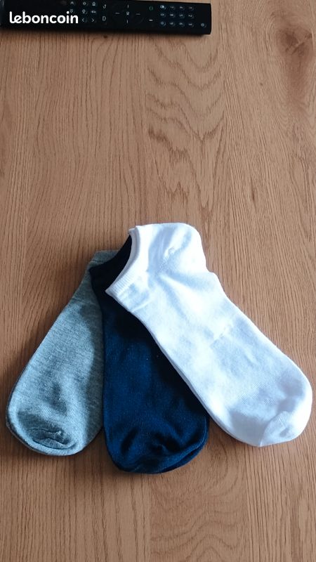 Lot de 3 paires de socquettes mixtes, Pointure 39/42,neuves (image 3)